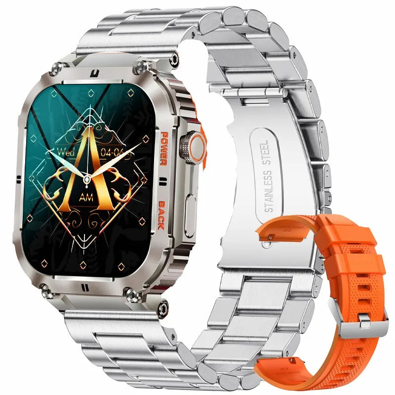 LIGE 1.96” Bluetooth Call Smartwatch for Men